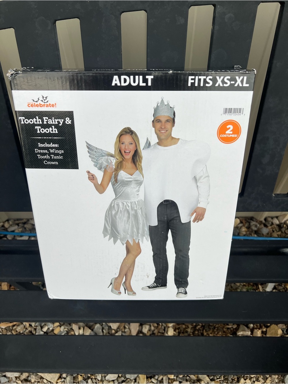 Way to Celebrate Adult Tooth Fairy & Tooth Couples Halloween Costume Set NEW